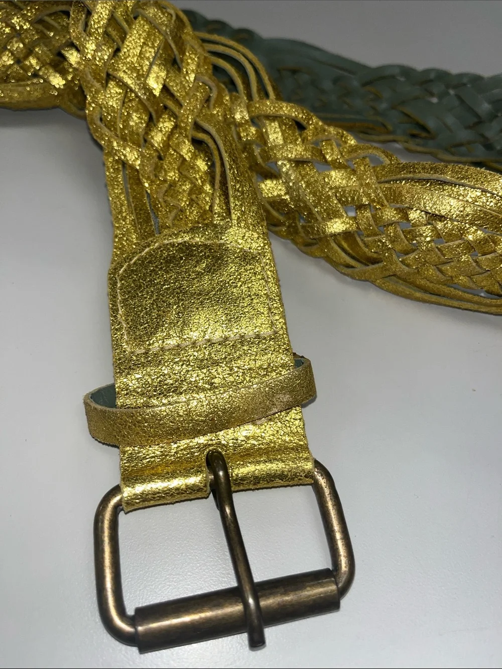 Afgan braided metallic
